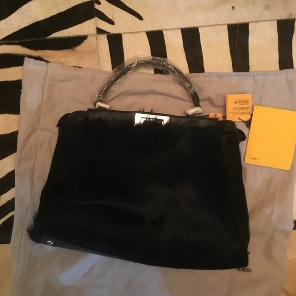 Fendi Bags Fendi Calf Hair Peekaboo Bag New Poshmark